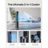 imageDreo Tower Fan for Bedroom 43quot Cooling Fans That Blow Cold Air 2025 Upgraded Evaporative Air Cooler Quiet 85 Oscillating Floor Fan Easy Cleaning APP Control 4 Modes ampamp 4 Speeds 12H Timer BlackBlack
