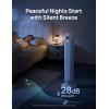imageDreo Tower Fan for Bedroom 90 Oscillating Standing Fan 30ft far 28dB Quiet for Sleep 6 Speeds 4 Modes 12H Timer 42 Inch Bladeless Remote for Home Office Room Cruiser Pro T1White