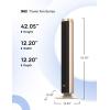 imageDreo Tower Fan for Bedroom 90 Oscillating Standing Fan with 40ft Far Airflow 25dB Ultra Quiet DC Motor 28fts Velocity 12 Speeds 42 inch Smart Control 4 Modes 12H Timer Pilot Pro SGold