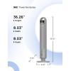imageDreo Tower Fan for Bedroom 90 Oscillating Standing Fans for Room with 4 Speeds 3 Modes 28dB Quiet for Sleep 25fts Velocity 8H Timer Remote Living Room Office Home Black TF117Grey