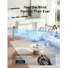 imageDreo Tower Fan for Bedroom 90 Oscillating Standing Fans for Room with 4 Speeds 3 Modes 28dB Quiet for Sleep 25fts Velocity 8H Timer Remote Living Room Office Home Black TF117Grey