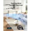 imageDreo Tower Fan for Bedroom 90 Oscillating Standing Fans for Room with 4 Speeds 3 Modes 28dB Quiet for Sleep 25fts Velocity 8H Timer Remote Living Room Office Home Black TF117White
