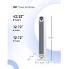 imageDreo Tower Fan for Bedroom Upgraded DC 9 Speeds 25dB UltraQuiet Floor Fan 90 Oscillating Fans with 28fts Velocity 12H Timer Standing Fan Bladeless Fan Powerful for Home Office RoomWhite