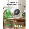 imageDreo Whole Room Heater 714 60 Vertical ampamp 90 Horizontal 3D Oscillating Heating 12 fts LongRange Circulator 3 Heat ampamp 3 Fan Settings Space Heaters for Indoor Use Bedroom Office BlackWhite