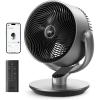 imageDreo 16 Inch 25dB Quiet Smart Fans for Bedroom DC Room Fan with Remote 120120 Oscillating Fan 6 Modes 9 Speeds 12H TimerWorks AlexaGoogleWiFiVoice Control Silver Oversize DRHAF004SSilver