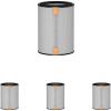 imageDreo Air Purifiers Replacement Filter HEPA Filter for Dreo Purifier Tower Fan MC710S with 2 Stage Filtration Black StandardDRHPA019Standard Pack of 4
