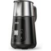 imageDreo Milk Frother Upgraded Allin1 Electric Foam Maker for Coffee 15oz450ml Automatic Foam Frother for Latte Artlevel Microfoam 30 Drinks Dishwasher Safe Easy to Clean LED displaySilver Black