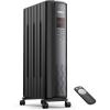imageDreo Oil Filled Radiator Heater Electric Radiant Heater with Remote Control 4 Modes Overheat ampamp TipOver Protection 24h Timer Digital Thermostat Quiet Space Heater for Indoor Use Large Room