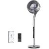 imageDreo Pedestal Fan with Smart Control 4044quot Adjustable Height DC Quiet Fans for Bedroom 12085 OmniDirectional Oscillating Fan 100ft Airflow 10 Speeds 6 Modes 12H Timer 23db WiFiVoiceModern