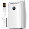 imageDreo Portable Air Conditioners 12000 BTU ASHRAE 8000 BTU DOE Smart AC Unit for Room with Drainagefree Cooling APPVoiceRemote Fan ampamp Dehumidifier Quiet Standing AC for Bedroom AC515S NewWhite