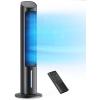 imageDreo Portable Air Conditioners Fan 40 Standing Fans that Blow Cold Air Portable AC80 Oscillating Evaporative Air CoolerRemovable Water Tank Ice Packs Remote Control 4 Speeds 7H Timer BlackBlack