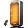 imageDreo Quiet Space Heater 1500W Portable Heaters for Indoor Use with Remote 70 Oscillation Fast and Safety Electric PTC Ceramic for Desk Office Bedroom 12H TimerGold