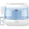 imageDreo Smart Humidifiers for Bedroom Top Fill 4L Supersized Humidifier Large Room with 28 dB 36H Runtime TouchAPPVoice Control Nightlight Cool Mist Humidifiers for Baby Plants Indoor BlackBlue