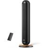 imageDreo Tower Fan and Heater Combo 292fts Standing Fans for Bedroom 17 Levels 6 Modes 120 Oscillation 42 Inch 12H Timer 25dB Quiet with Remote for Office Large Room SilverBlack