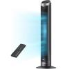 imageDreo Tower Fan for Bedroom 90 Oscillating Fans that Blow Cold Air 5 Speeds 4 Modes with 26fts Velocity 12H ampamp 28dB Quiet Timer Remote Touch 40quot Standing Floor Fan for Home Office BlackBlack