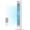 imageDreo Tower Fan for Bedroom 90 Oscillating Fans that Blow Cold Air 5 Speeds 4 Modes with 26fts Velocity 12H ampamp 28dB Quiet Timer Remote Touch 40quot Standing Floor Fan for Home Office BlackWhite