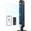 imageDreo Tower Fan for Bedroom 90 Oscillating Standing Fan 30ft far 28dB Quiet for Sleep 6 Speeds 4 Modes 12H Timer 42 Inch Bladeless Remote for Home Office Room Cruiser Pro T1Black
