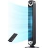imageDreo Tower Fan for Bedroom Upgraded DC 9 Speeds 25dB UltraQuiet Floor Fan 90 Oscillating Fans with 28fts Velocity 12H Timer Standing Fan Bladeless Fan Powerful for Home Office RoomBlack