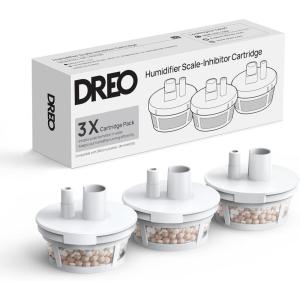imageDREO ScaleInhibitor Cartridge 3Pack for Humidifier HM755S Prevent Mineral Buildup TripleLayer Tech Extend Humidifier Life Safe Material