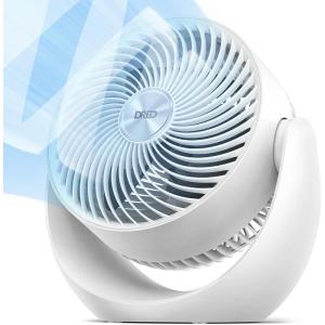 imageDreo Fan for Bedroom Table Air Circulator for Whole Room 11 Inch 40ft Strong Airflow 120 adjustable tilt 28db Low Noise Quiet 3 Speeds 2025 New Desk Fan for Office Kitchen HomeWhite