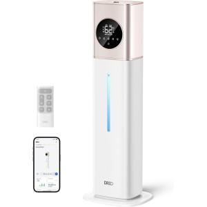 imageDreo HM735S 11L Smart Humidifier Large Room 700 ft 100H Cool Mist Air Humidifiers for Bedroom TopFill SelfCleaning Tank 26dB Auto Mode Aroma Box RGB Light Remote ampamp APP Control Baby WhiteStarlight