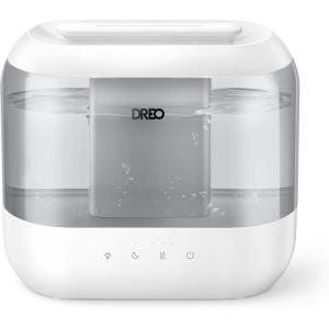 imageDreo Humidifiers for Bedroom 4L Top Fill for Large Room 36H Runtime 28 dB Quiet Supersized Cool Mist Air Humidifier for Baby Nursery Plants Indoor Night Light Easy to Clean ampamp FillGray