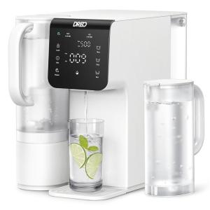 imageDreo Reverse Osmosis Water Filter Countertop 7Stage RO Water Filtration System InstallationFree Reduce TDS Water Filter Pitcher for Home Kitchen 31 Pure to Drain WF511White