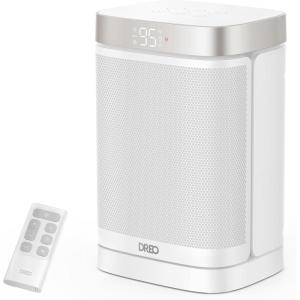 imageDreo Space Heater 1500W Portable Electric Heaters for Indoor Use PTC Ceramic Heater for Office with Remote Thermostat 70Oscillation 12H Timer 5 Modes Safe Quiet Room Heater for BedroomStarlight