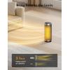 imageDreo Space Heater 1500W Electric Heaters for Indoor Use with Thermostat 70 Oscillation 8 Safety Protections 5 Modes Remote 12H Timer Quiet Portable Heater for Office Bedroom Large RoomSilver