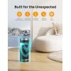 imageDreo Space Heater 1500W Electric Heaters for Indoor Use with Thermostat 70 Oscillation 8 Safety Protections 5 Modes Remote 12H Timer Quiet Portable Heater for Office Bedroom Large RoomSilver
