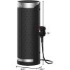 imageDreo Space Heater 1500W Electric Heaters for Indoor Use with Thermostat 70 Oscillation 8 Safety Protections 5 Modes Remote 12H Timer Quiet Portable Heater for Office Bedroom Large RoomSilver