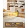 imageDreo Space Heater 1500W Electric Heaters for Indoor Use with Thermostat 70 Oscillation 8 Safety Protections 5 Modes Remote 12H Timer Quiet Portable Heater for Office Bedroom Large RoomGold