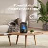 imageDreo Humidifiers for Bedroom 3L Top Fill 30H ampamp 26dB Quiet Runtime for Large Room Cool Mist Ultrasonic Humidifier with Humidity Sensor Night Light for Home Baby Nursery Plants 360 Nozzle Black