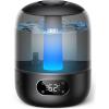 imageDreo Humidifiers for Bedroom 3L Top Fill 30H ampamp 26dB Quiet Runtime for Large Room Cool Mist Ultrasonic Humidifier with Humidity Sensor Night Light for Home Baby Nursery Plants 360 Nozzle Black
