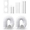 imageDREO Adjustable Portable Air Conditioner Window Vent Kit for Dual Hose with 59 Inch Exhaust Duct Upgraded Seamless Window Panel Kit for Sliding Windows Doors Compatible with AC318S amp AC319S