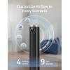 imageDREO Smart Tower Fan for Bedroom 4045 Adjustable Height 28 fts Velocity DC Motor 9 Speeds 4 Modes 90Oscillating Standing Fan 20dB Quiet 12H Timer for Home Office GoogleAlexa BlackBlack