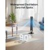 imageDREO Smart Tower Fan for Bedroom 4045 Adjustable Height 28 fts Velocity DC Motor 9 Speeds 4 Modes 90Oscillating Standing Fan 20dB Quiet 12H Timer for Home Office GoogleAlexa BlackBlack