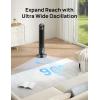 imageDREO Smart Tower Fan for Bedroom 90 Oscillating Standing Fans for Room with 4 Speeds 4 Modes 28dB Quiet for Sleep 26fts Velocity 8H Timer RemoteAppVoice Control for Living Room Office Home
