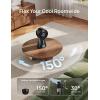 imageDREO TurboCool Misting Fan 516 15030 Omnidirectional Oscillating Cooling Fans that Blow Cold Air 26 fts Wind Ultrafine Mist 20dB 13L Tank 6 Speeds 2 Modes Remote Control Indoor GreyBlack
