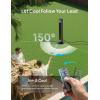 imageDREO TurboCool Outdoor Misting Fan 711AS 33 fts High Velocity 12 Speeds 4 Modes Smart Standing Floor Fan 150 Customizable Oscillating 20 dB Quiet DC Motor for Bedroom Weather ResistantCharcoal