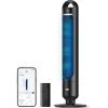 imageDREO Smart Tower Fan for Bedroom 90 Oscillating Standing Fans for Room with 4 Speeds 4 Modes 28dB Quiet for Sleep 26fts Velocity 8H Timer RemoteAppVoice Control for Living Room Office Home