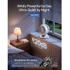 imageDREO Smart Fan for Bedroom Powerful 85 ft Airflow 12 Inches Desk Fans in 20dB Quiet 9090 oscillating fans AppVoice Control 9 Speeds amp 812H Timer for Home Office DormWhite
