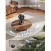 imageDREO TurboCool Misting Fan 516 15030 Omnidirectional Oscillating Desk Cooling Fan 5 Drop Evaporative air cooler 26 fts Wind Ultrafine Mist 20dB 6 Speeds 2 Modes Remote Control WhiteGrey