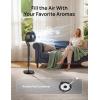 imageDREO Fan for Bedroom 120100 OmniDirectional Oscillating Fan 96ft Air Reach DC Motor 20 dB Quiet Standing Pedestal Fans 9 Speeds 3 Modes Remote 3742 Adjustable Height 8H Timer