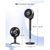 imageDREO Smart Fan for Bedroom standing 150 100 OmniDirectional Oscillating Fans 120ft CirculAir Quiet Fan with DC Motor 12 Speeds 6 Modes 20dBRemote Control 12H Timer