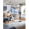imageDREO Smart Fan for Bedroom standing 150 100 OmniDirectional Oscillating Fans 120ft CirculAir Quiet Fan with DC Motor 12 Speeds 6 Modes 20dBRemote Control 12H Timer