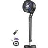 imageDREO Fan for Bedroom 120100 OmniDirectional Oscillating Fan 96ft Air Reach DC Motor 20 dB Quiet Standing Pedestal Fans 9 Speeds 3 Modes Remote 3742 Adjustable Height 8H Timer