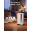 image:imageDREO 73 Pint Smart Dehumidifier for Basement Home amp Large Room up to 2000 Sq Ft Energy Star 60 Dehumidifier with Drain Hose Quiet 42dB Auto Humidity Control 3 Fan Speeds Timer Continuous DrainSilver