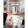 image:imageDREO 73 Pint Smart Dehumidifier for Basement Home amp Large Room up to 2000 Sq Ft Energy Star 60 Dehumidifier with Drain Hose Quiet 42dB Auto Humidity Control 3 Fan Speeds Timer Continuous DrainGold