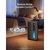 image:imageDREO 73 Pint Smart Dehumidifier for Basement Home amp Large Room up to 2000 Sq Ft Energy Star 60 Dehumidifier with Drain Hose Quiet 42dB Auto Humidity Control 3 Fan Speeds Timer Continuous DrainBlack